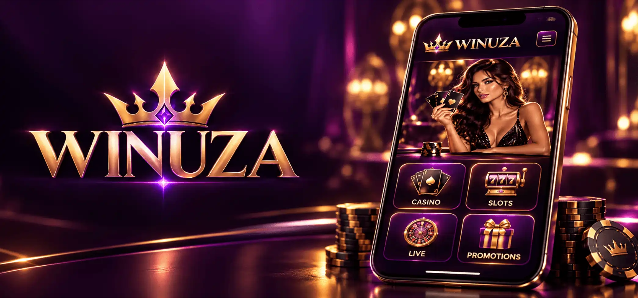 Winuza Casino App-schermafbeelding